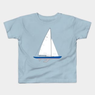 International 210 Sailboat Kids T-Shirt